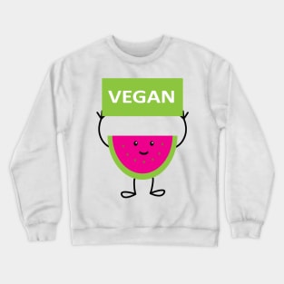 Vegan Watermelon Crewneck Sweatshirt